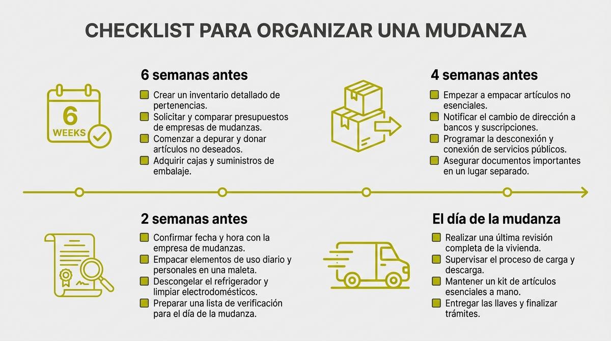 Checklist Organizar Mudanza