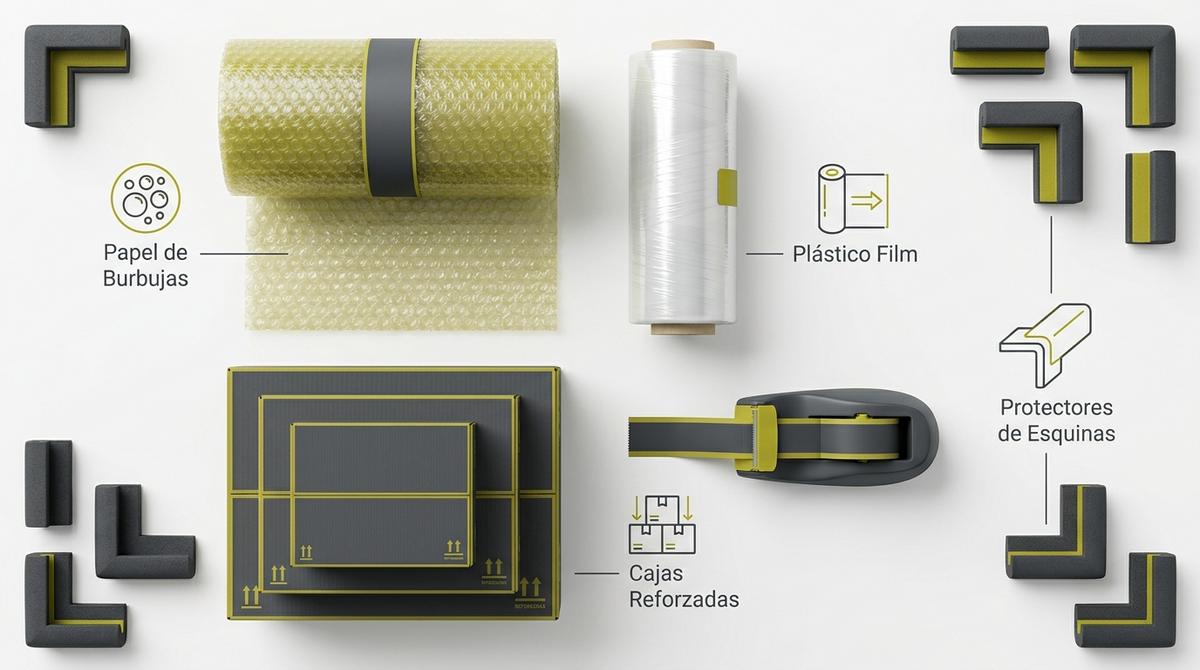 Material para embalar muebles