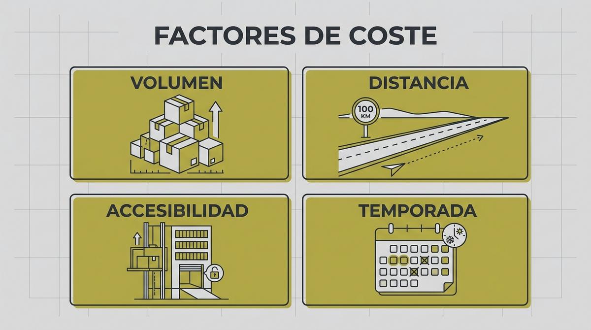 Factores que influyen en el precio definitivo de una mudanza profesional